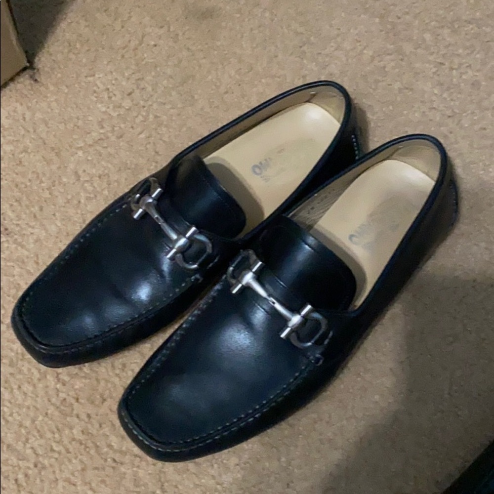 Ferragamo drivers. Cleaning closet for my wedding
